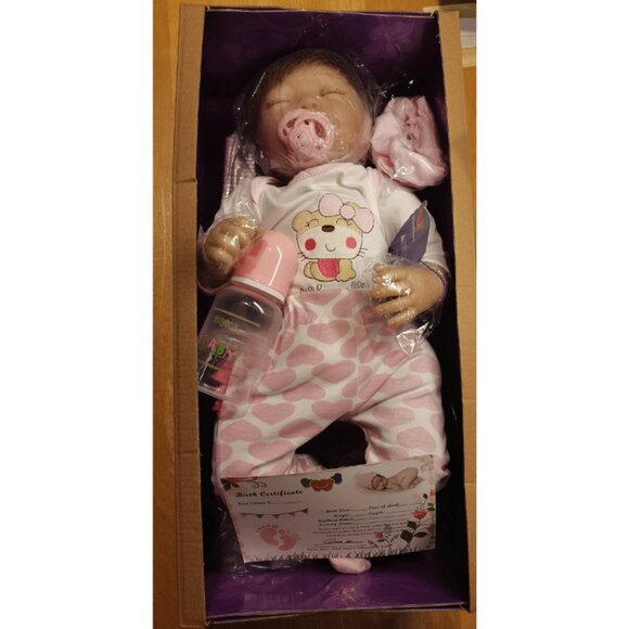 ✨👶 OtardDolls 22" Realistic Reborn Baby Doll – Full Silicone Body 👶✨ - Picture 3 of 3